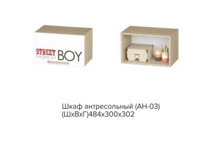 Сенди АН-03 Шкаф антресольный Street Boy